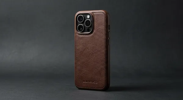 Cover in pelle per iPhone 16 Pro
